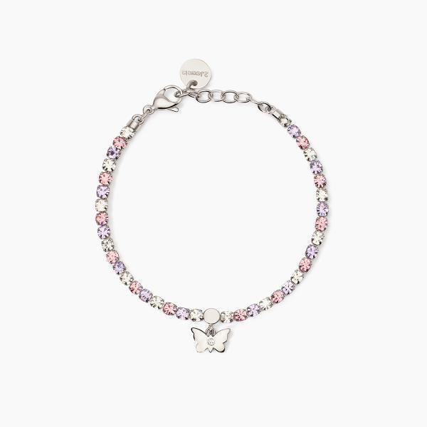 Bracciale 2Jewels donna tennis e farfalla