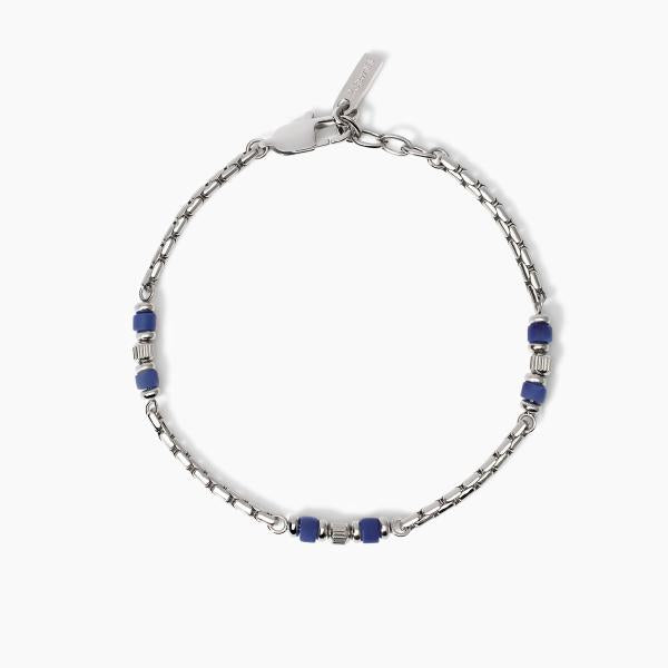 Bracciale 2Jewels uomo Station Sodalite blu
