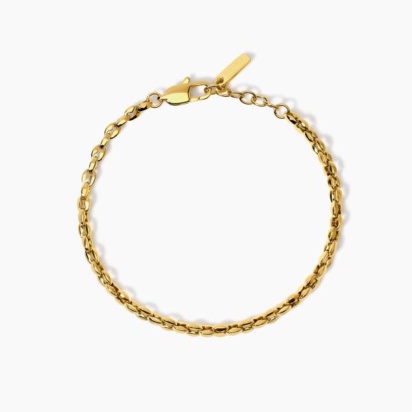 Bracciale 2Jewels uomo Blockchain Maglia marina gold