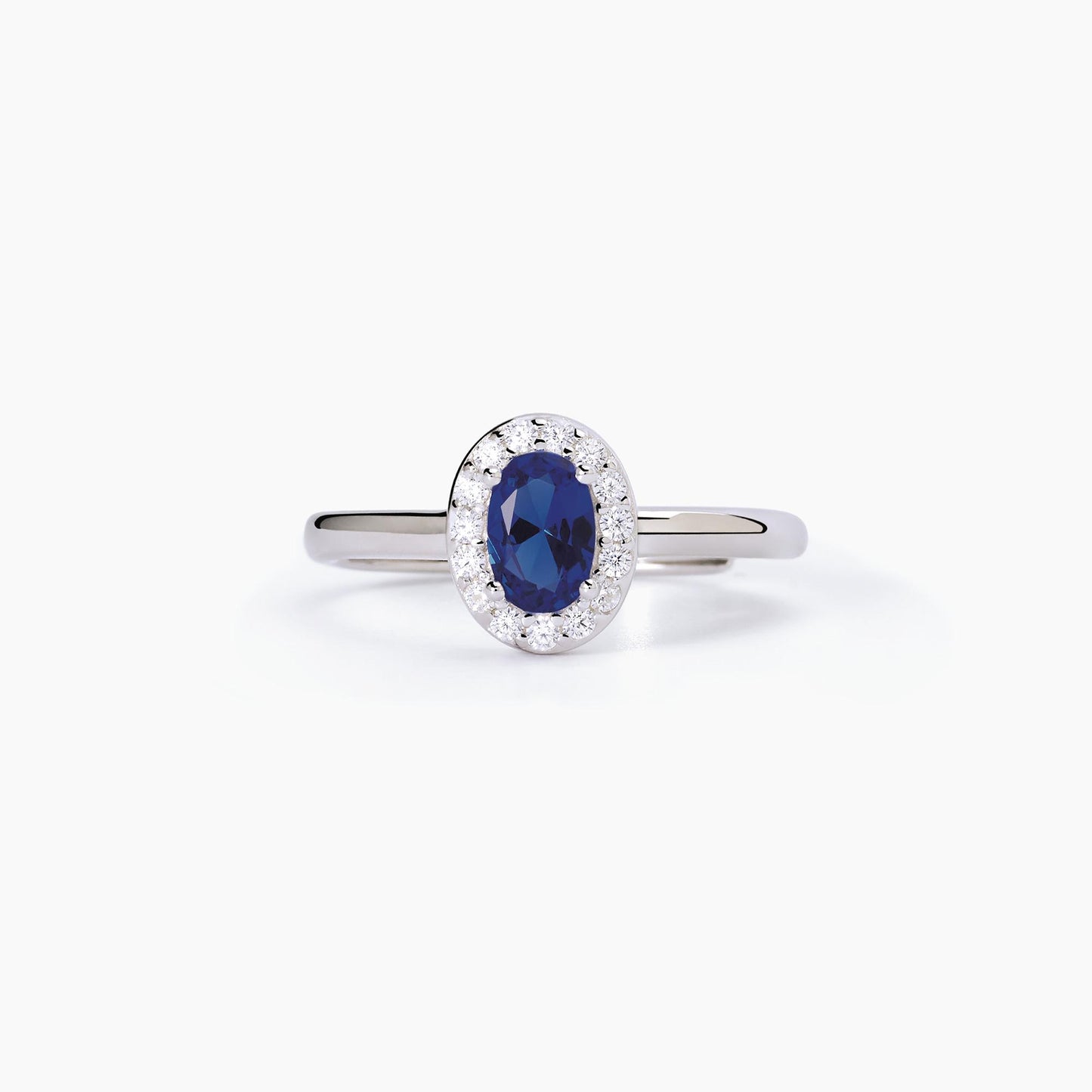 Anello Mabina donna Zaffiro ovale Cool or rétro?