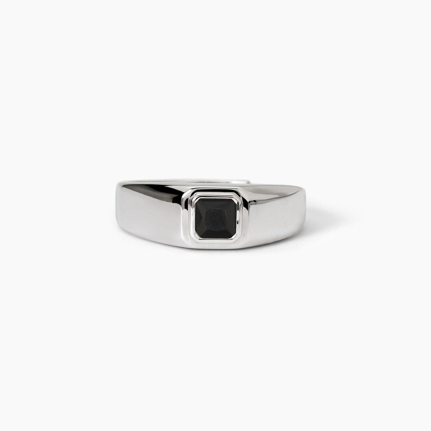 Anello Mabina uomo Zircone nero