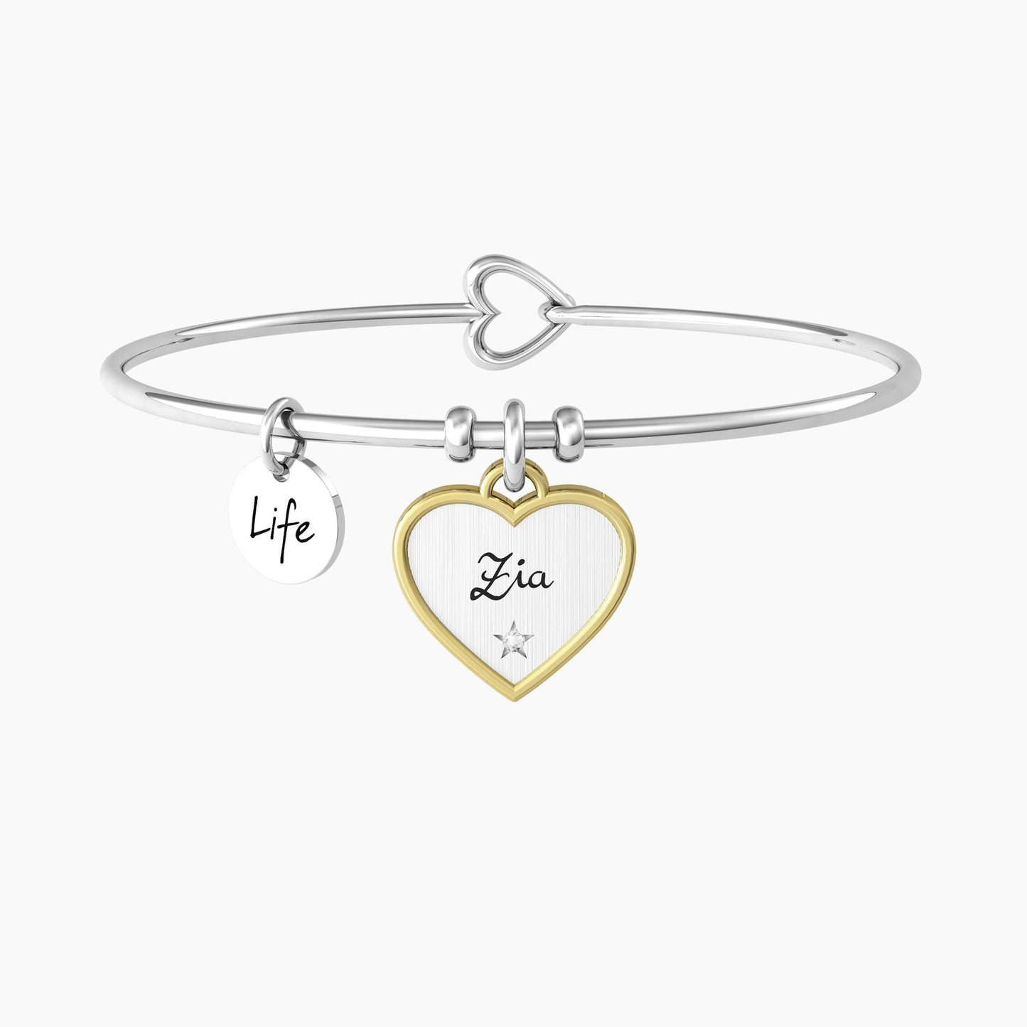 Bracciale Kidult donna Cuore-Zia ti voglio bene