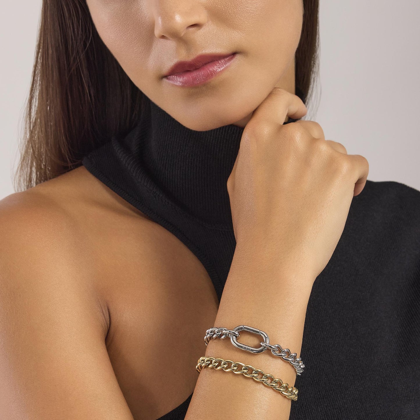 Bracciale Kidult Style 06 donna catena groumette gold