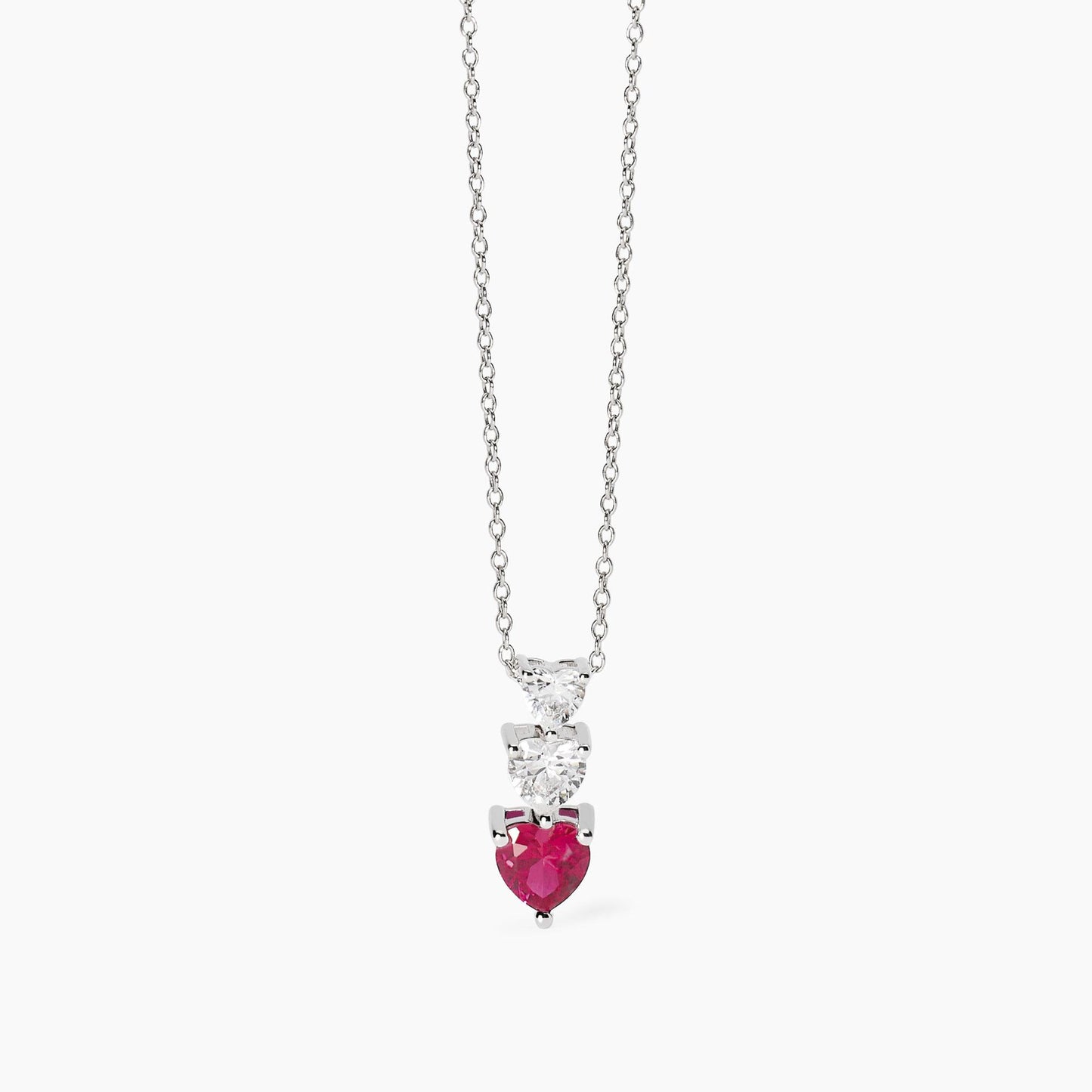 Collana Mabina donna Tris di cuori