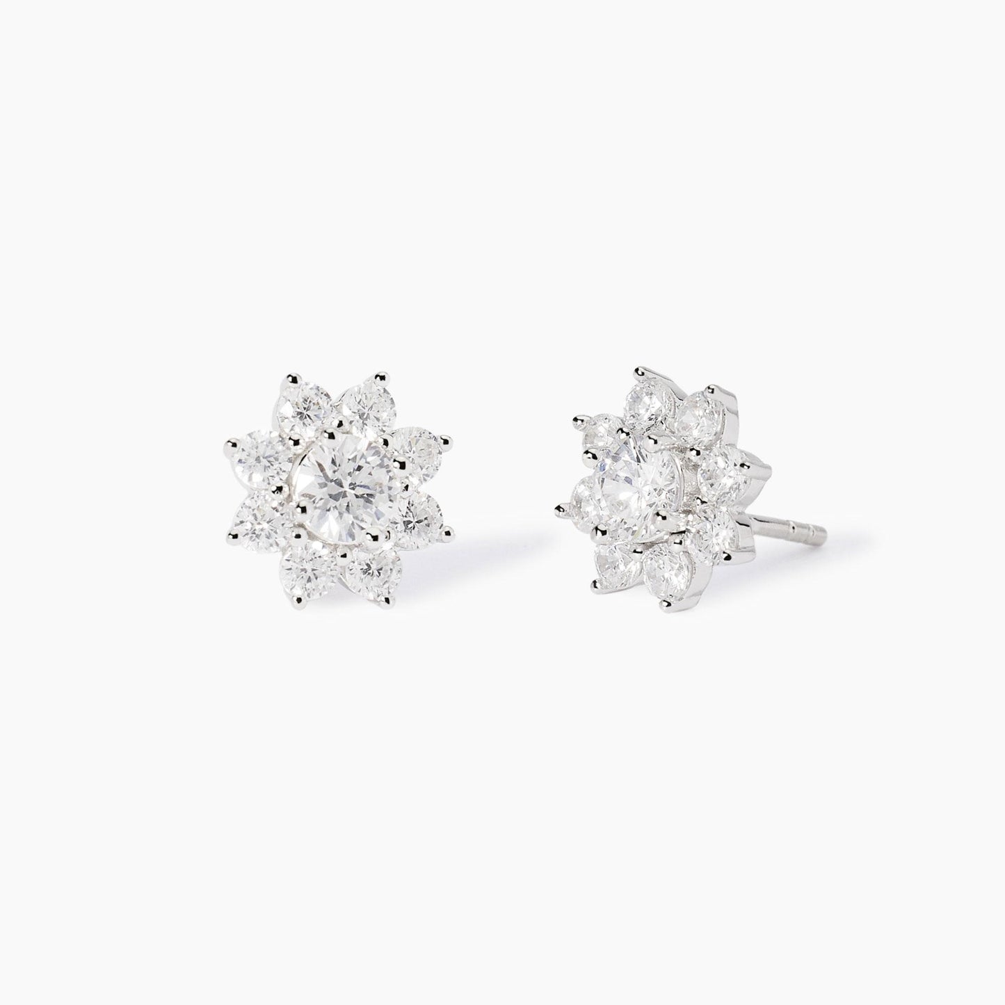 Orecchini Mabina donna Girasole con zirconi