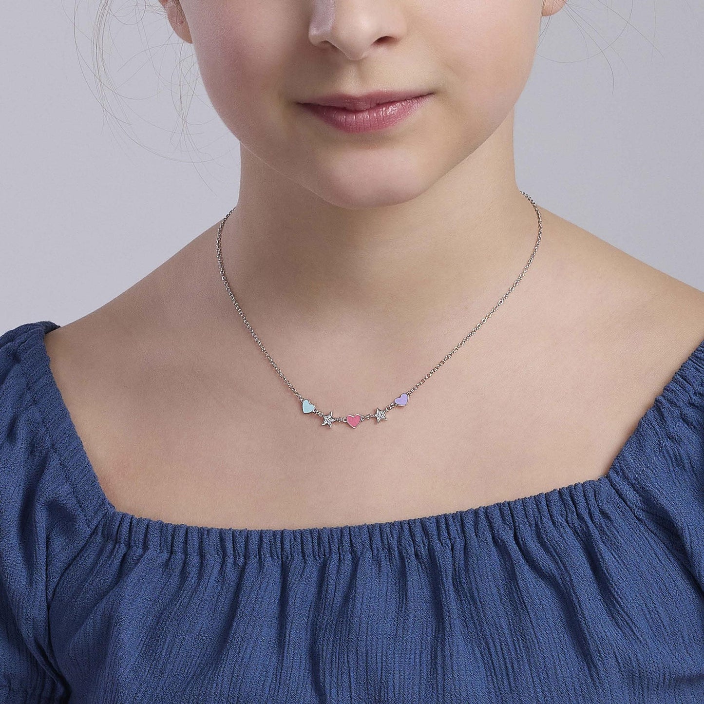 Collana Mabina Junior Cuori e stelle