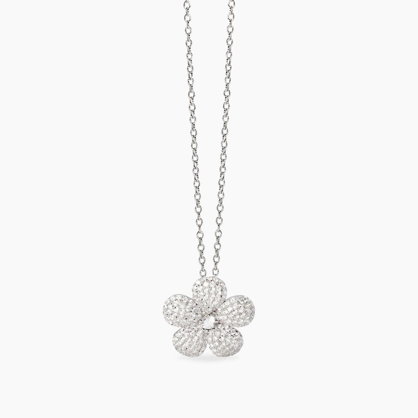 Collana Mabina donna Fiore zirconato