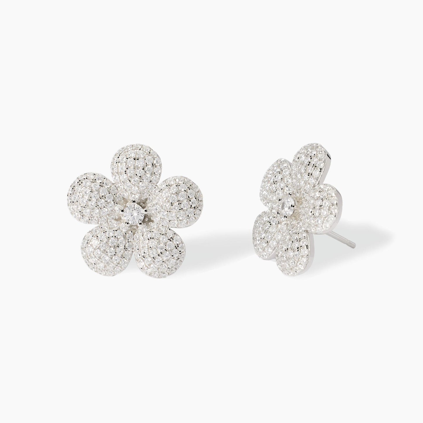Orecchini Mabina donna Fiore zirconato