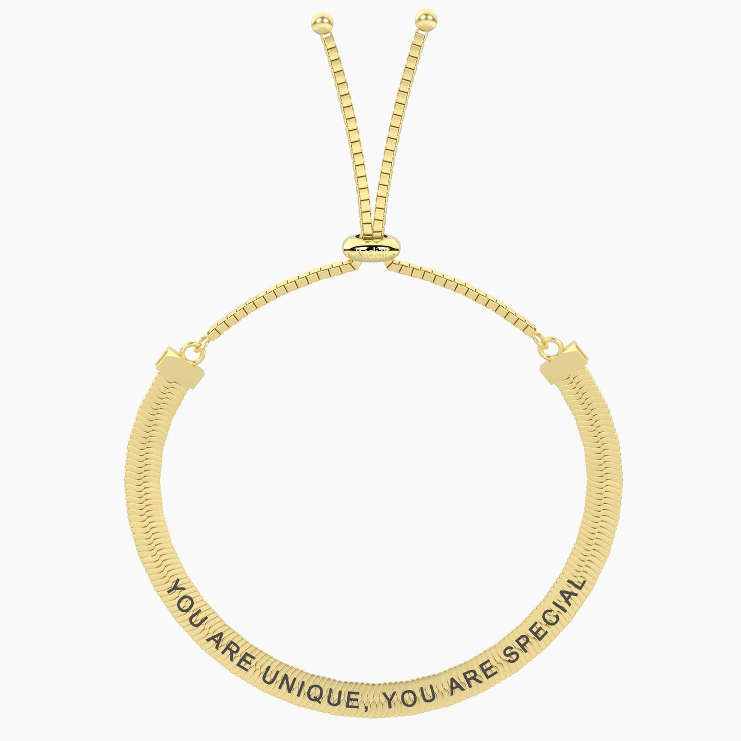 Bracciale Kidult donna "You are unique" gold
