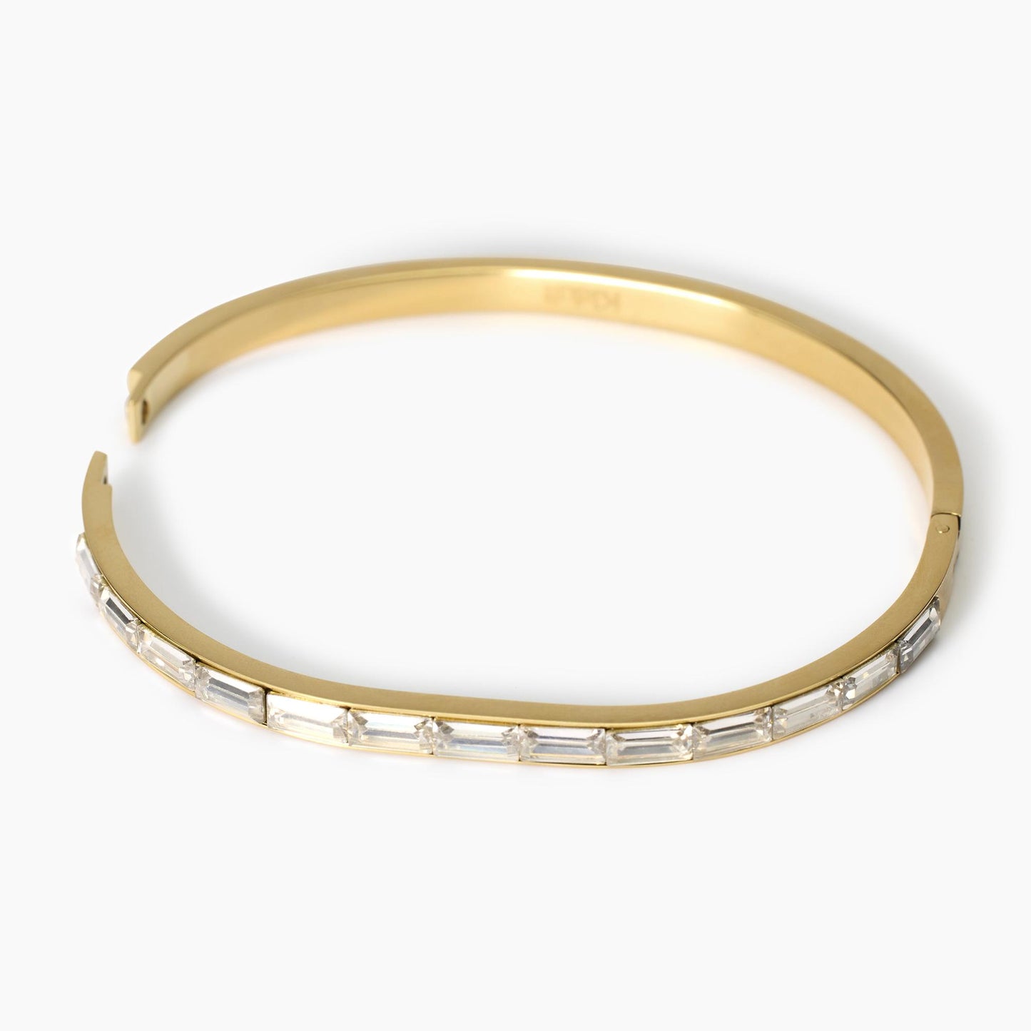 Bracciale Kidult Style 21 Rigido e zirconi gold