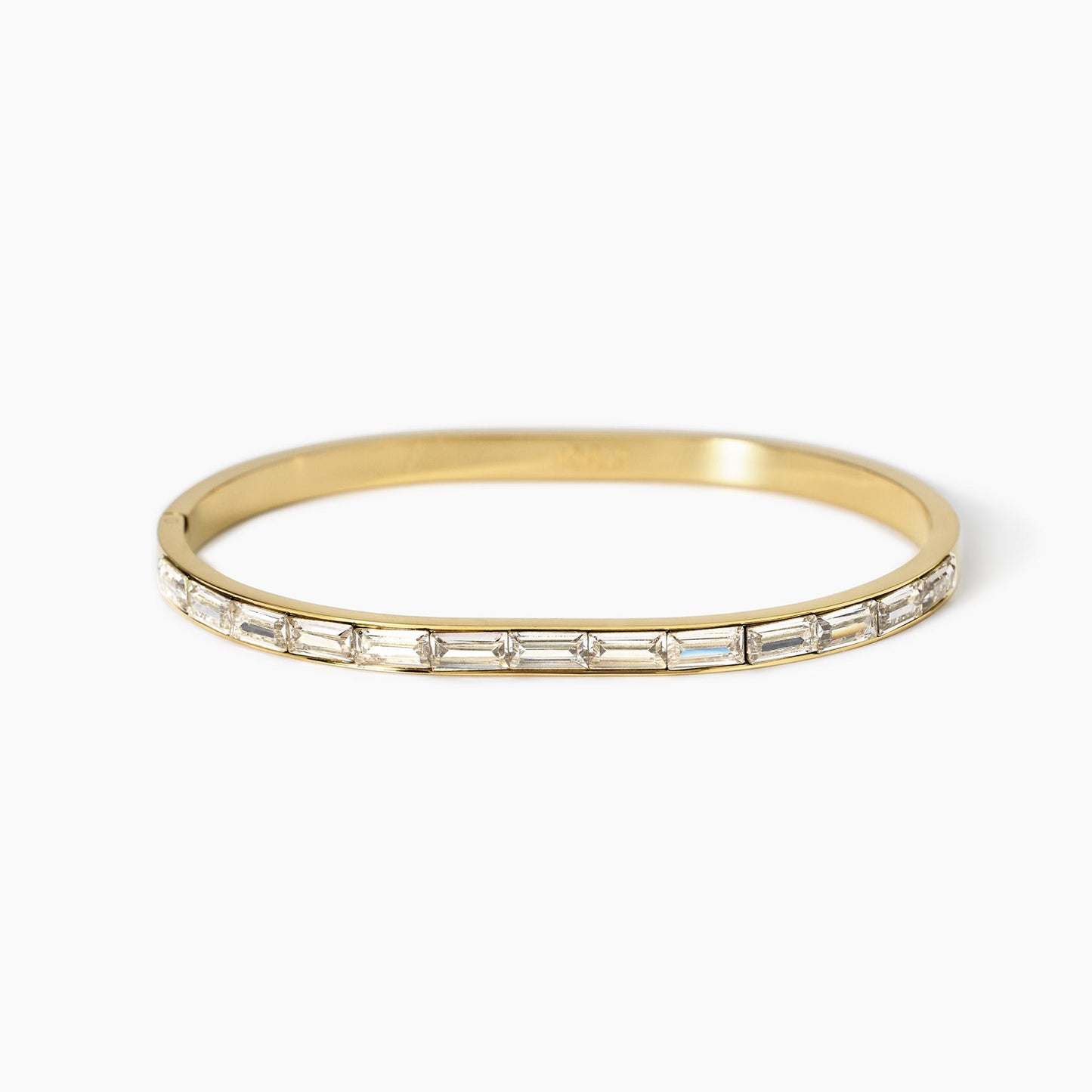 Bracciale Kidult Style 21 Rigido e zirconi gold