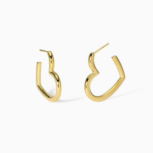 Orecchini Kidult Style 15 Cuore gold