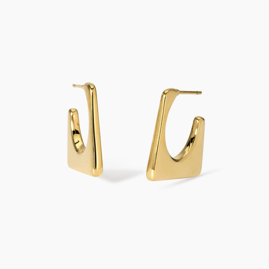 Orecchini Kidult Style 09 Rettangolo gold