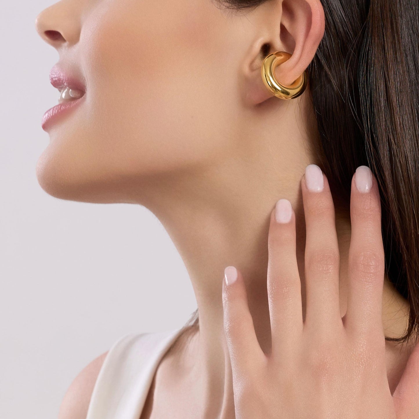 Earcuff Kidult Style donna Bombato gold