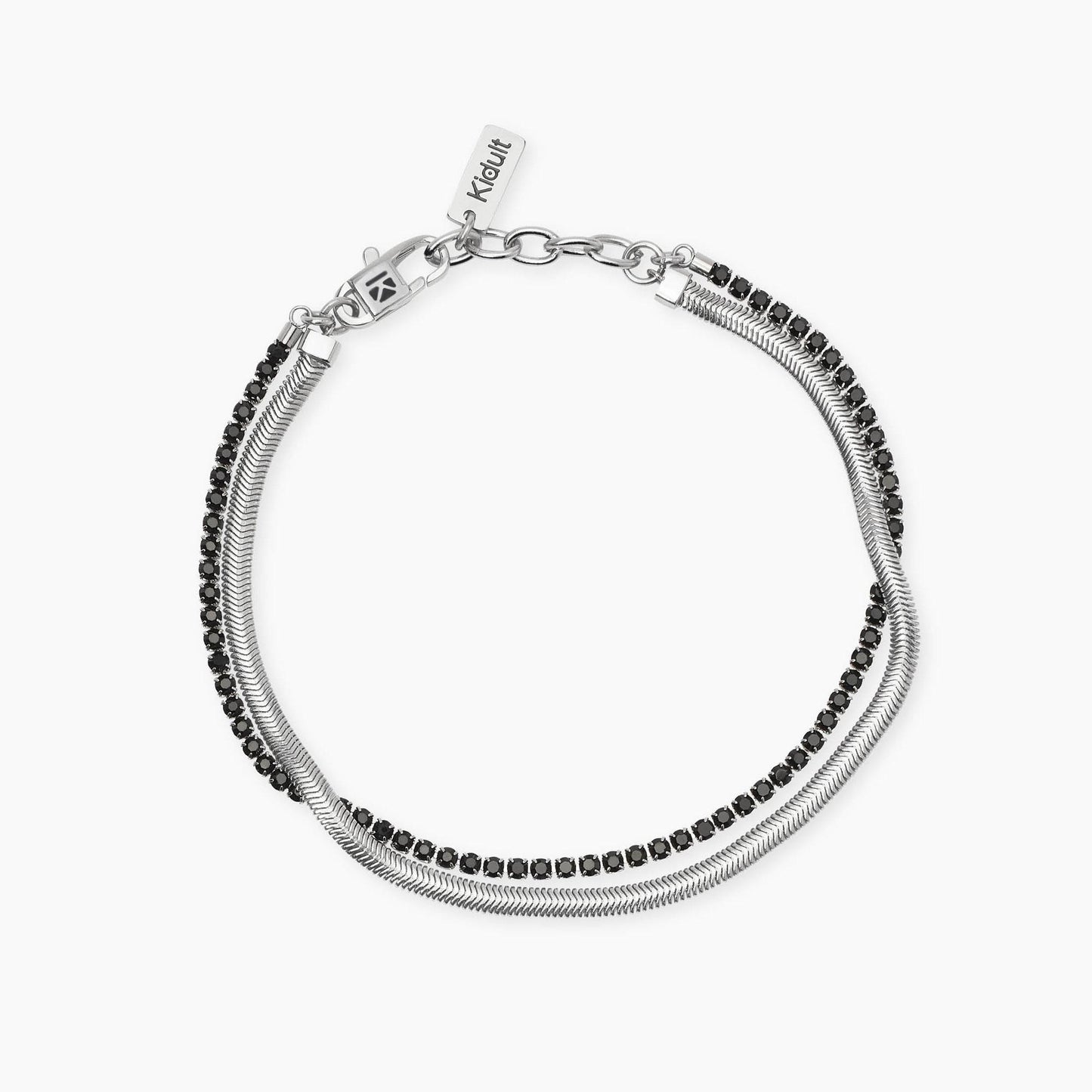 Bracciale Kidult Style uomo Snake e tennis