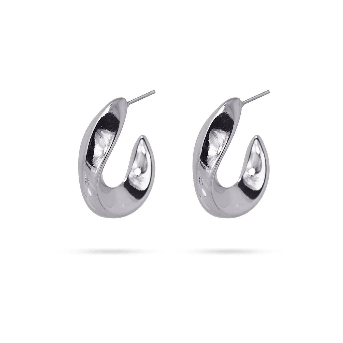 Orecchini Anartxy donna hoops intreccio