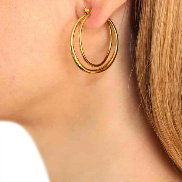 Orecchini Anartxy donna Cerchio doppio filo