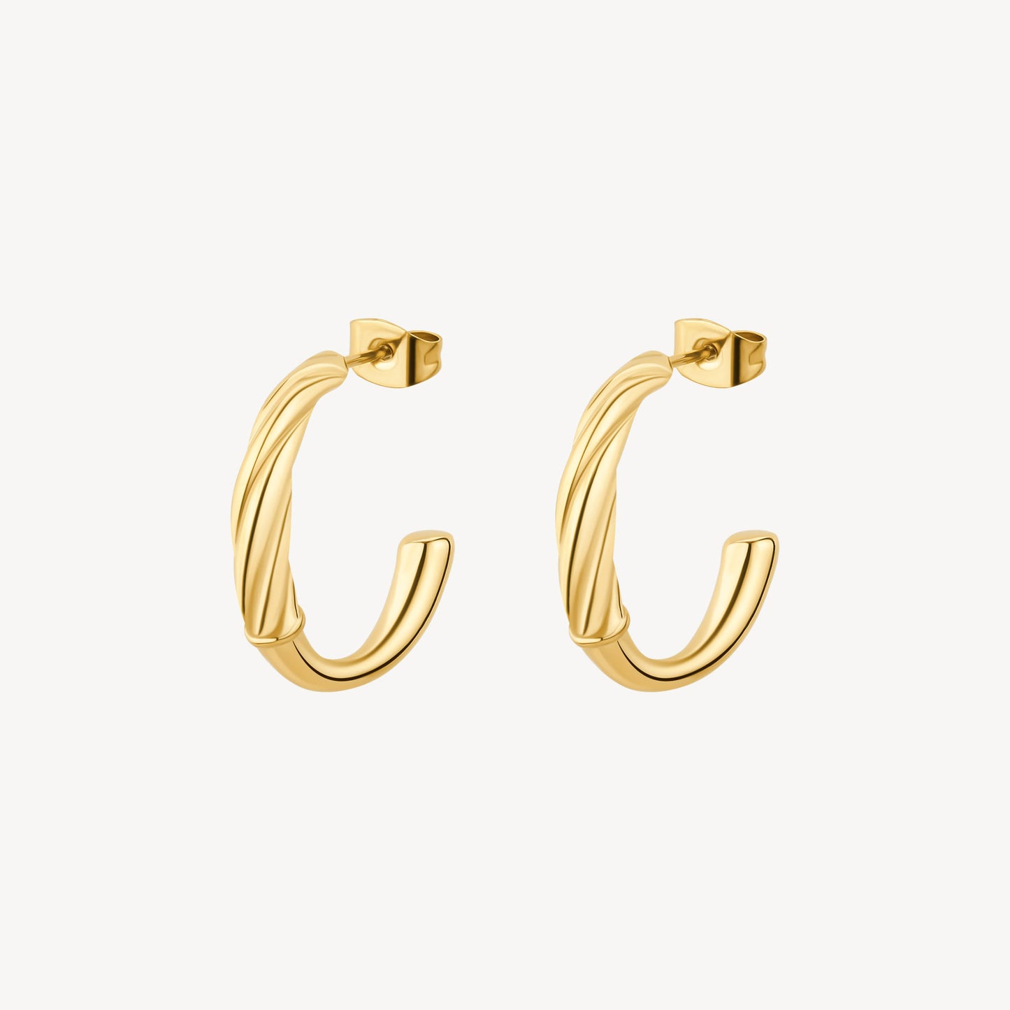 Orecchini Brosway donna Cerchio torchon gold