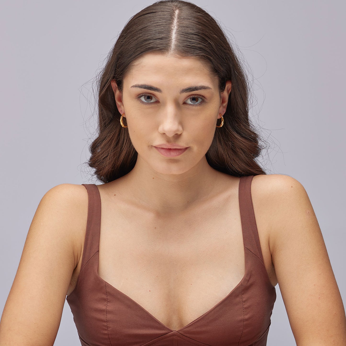 Orecchini Brosway donna Cerchio torchon gold