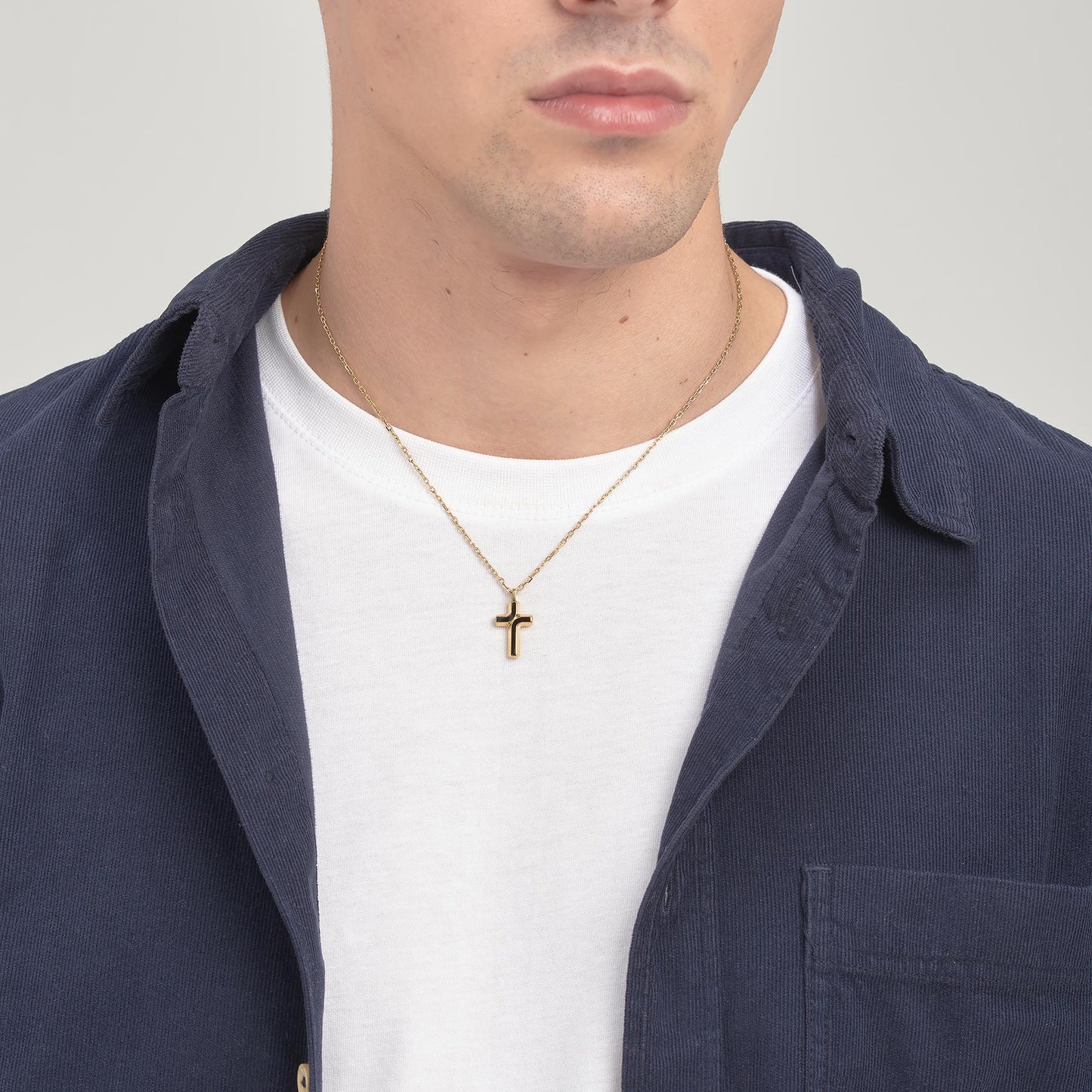 Collana Brosway uomo croce BACKLINER