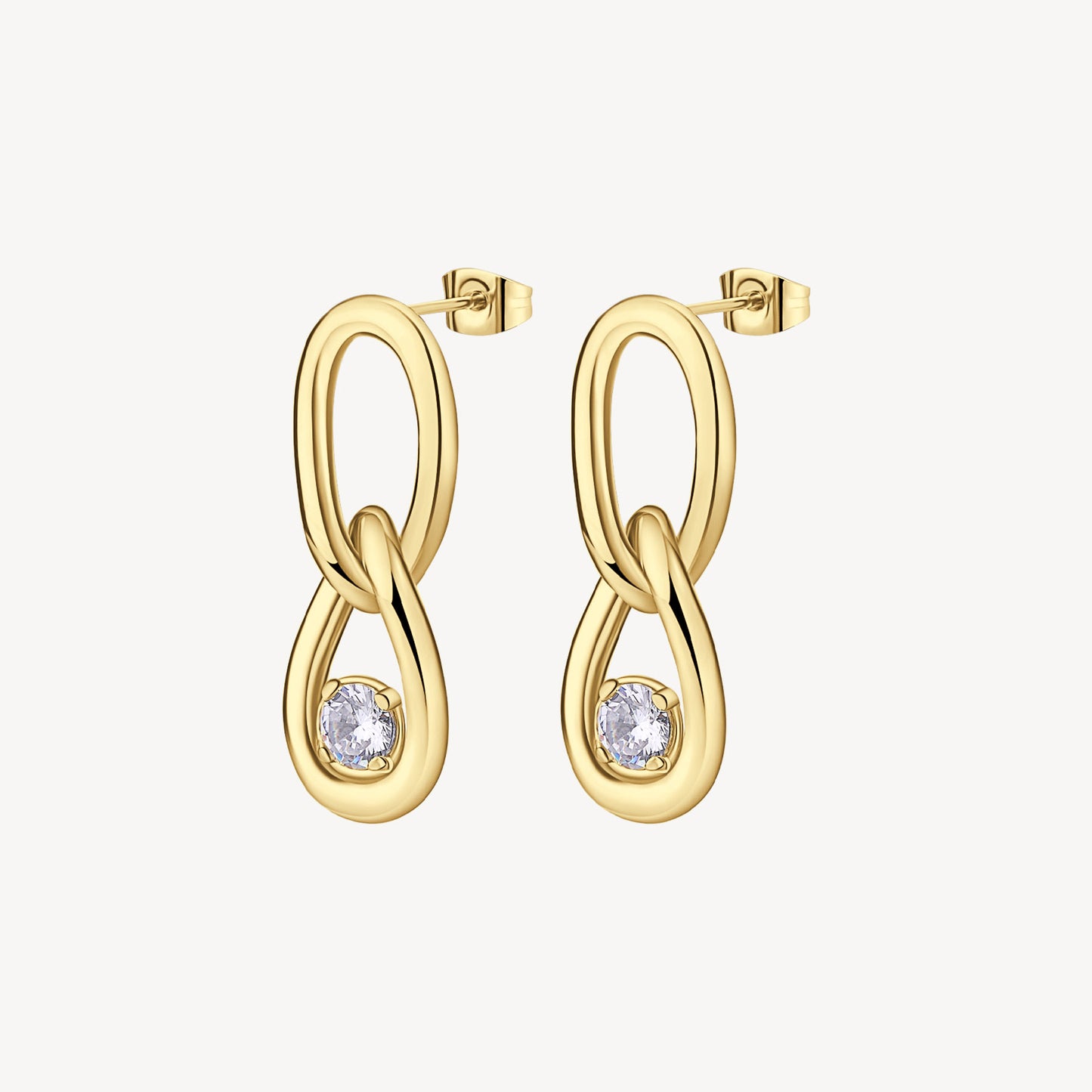 Orecchini Brosway Ribbon dorati
