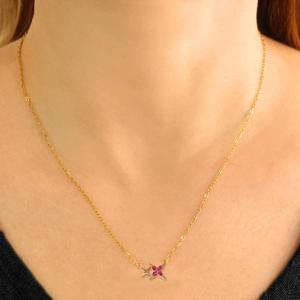 Collana Anartxy donna Doppia stella