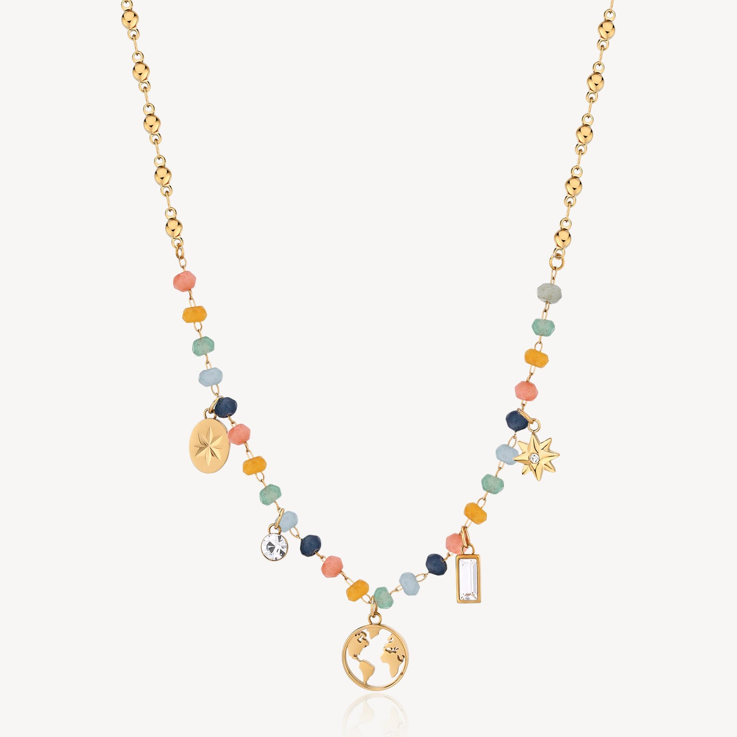 Collana Brosway Chakra mappamondo