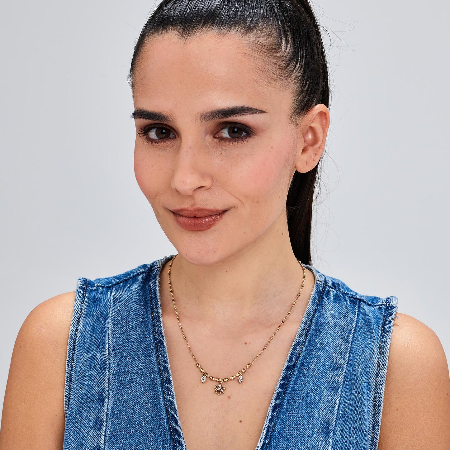 Collana Brosway donna Chakra Fiore di loto gold