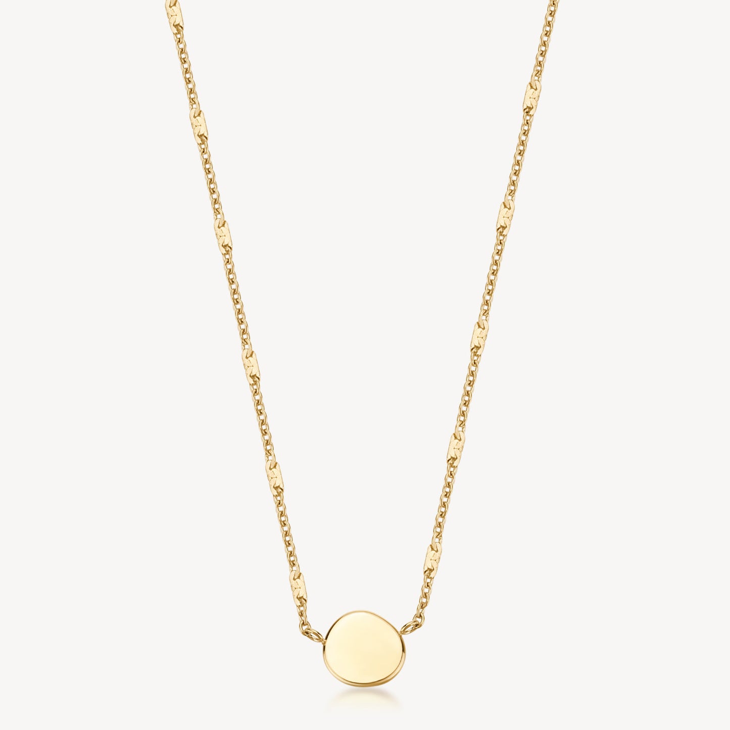Collana Brosway Essential Piastrina tonda gold