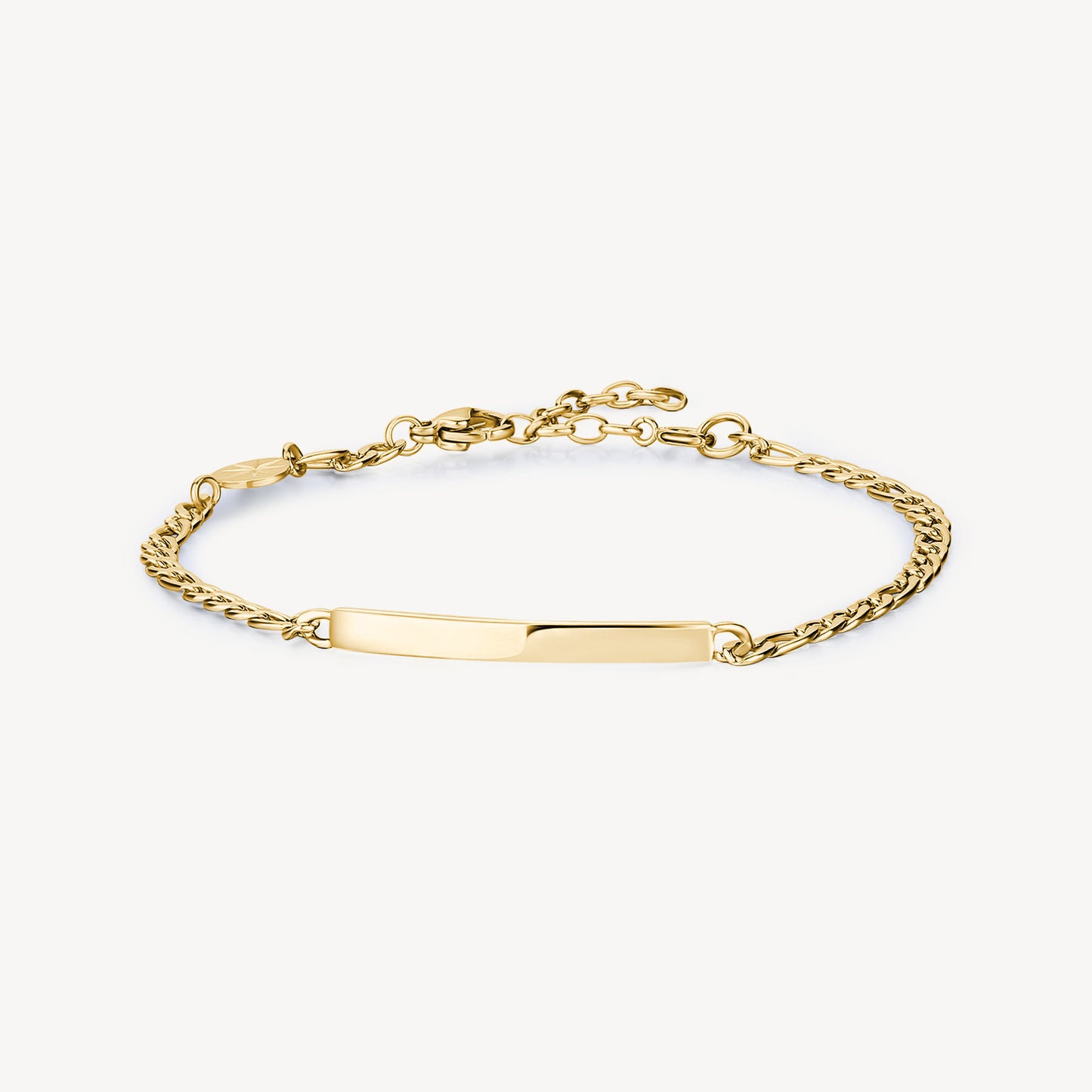 Bracciale Brosway Essential Grumetta e piastrina gold