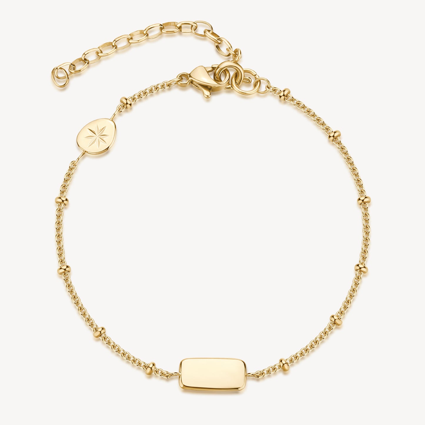 Bracciale Brosway Essential Piastrina rettangolare gold