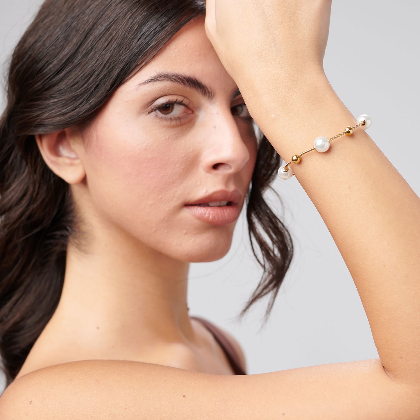 Bracciale Brosway donna Perfect Sfere e perle conchiglia gold