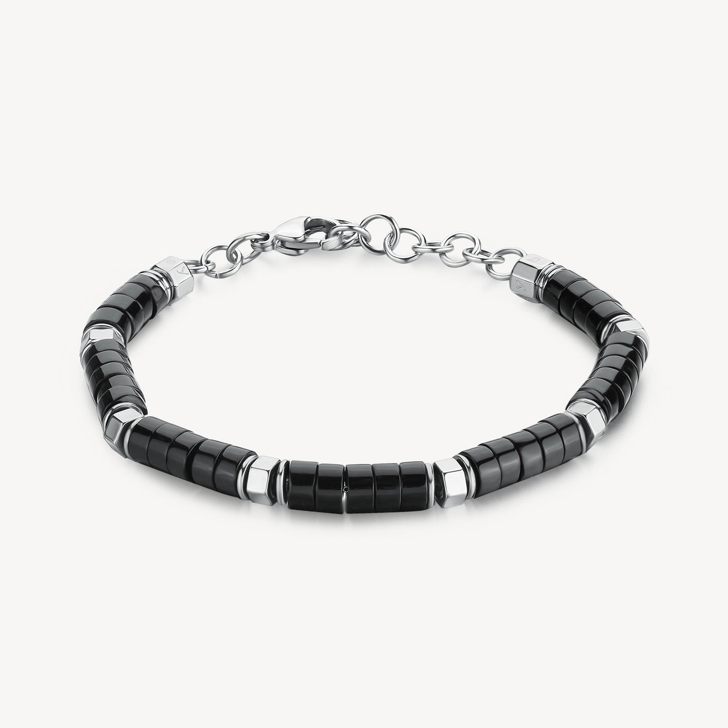 Bracciale Brosway uomo Riptide Onice nero