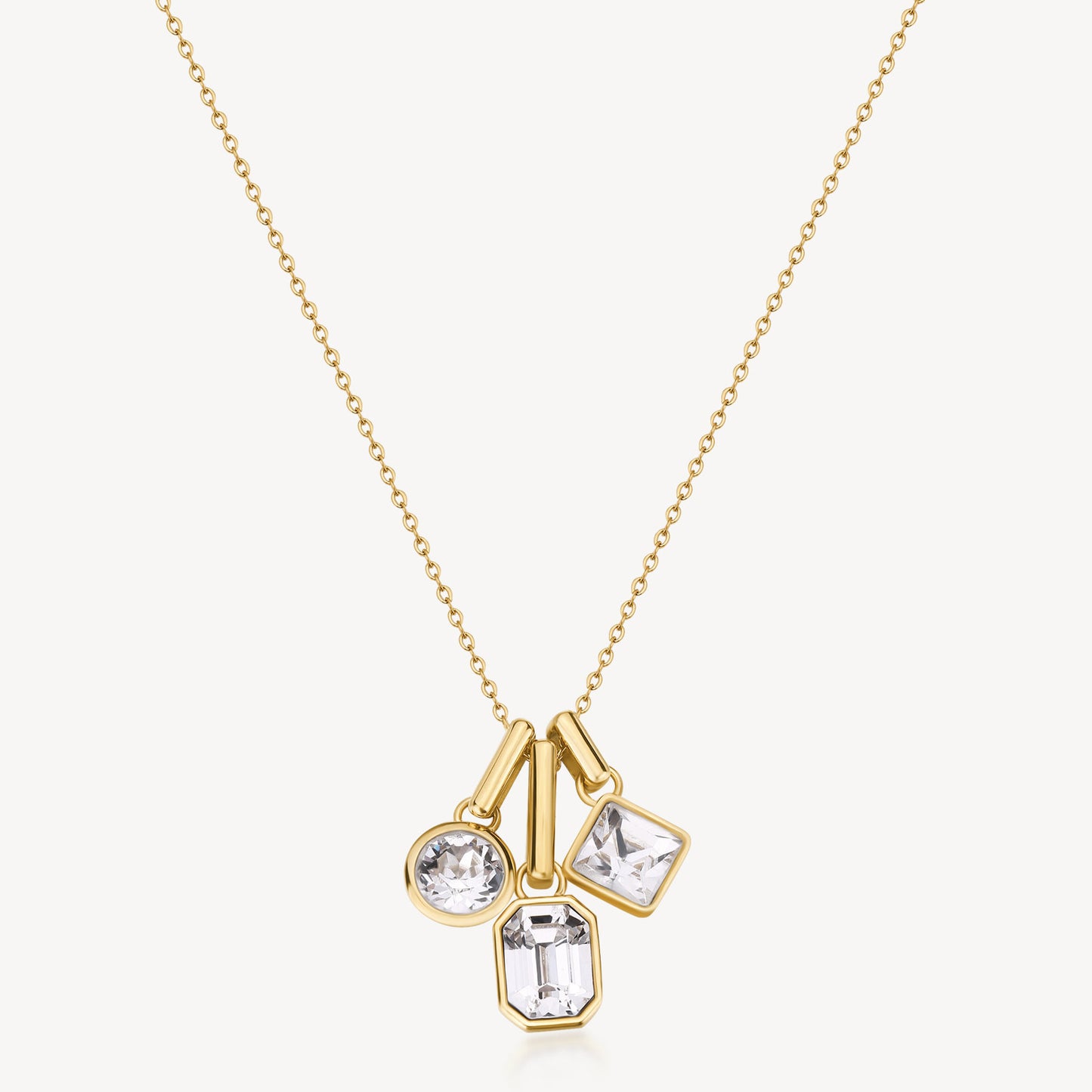 Collana Brosway donna Symphonia Tris Crystal gold