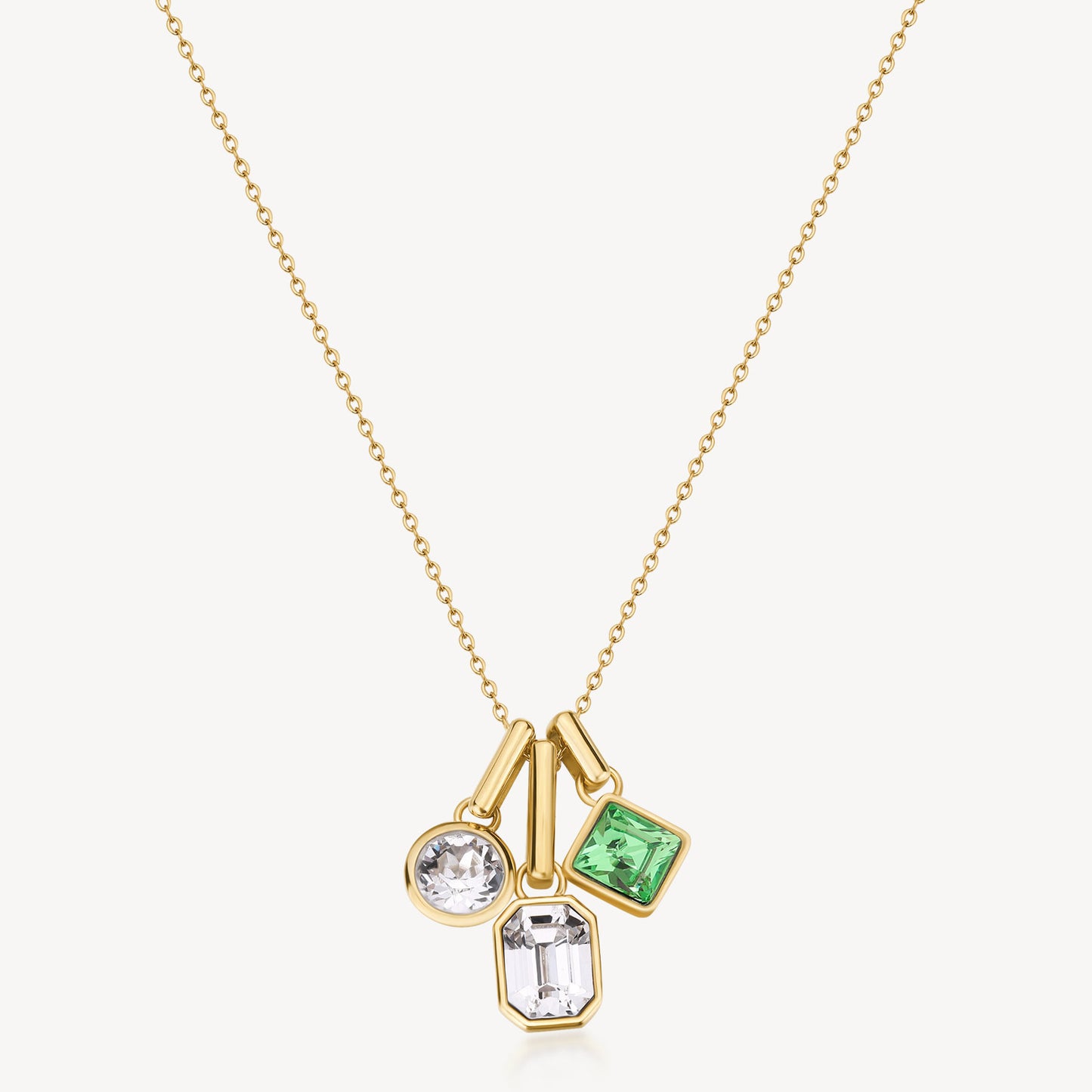 Collana Brosway donna Symphonia Tris green gold