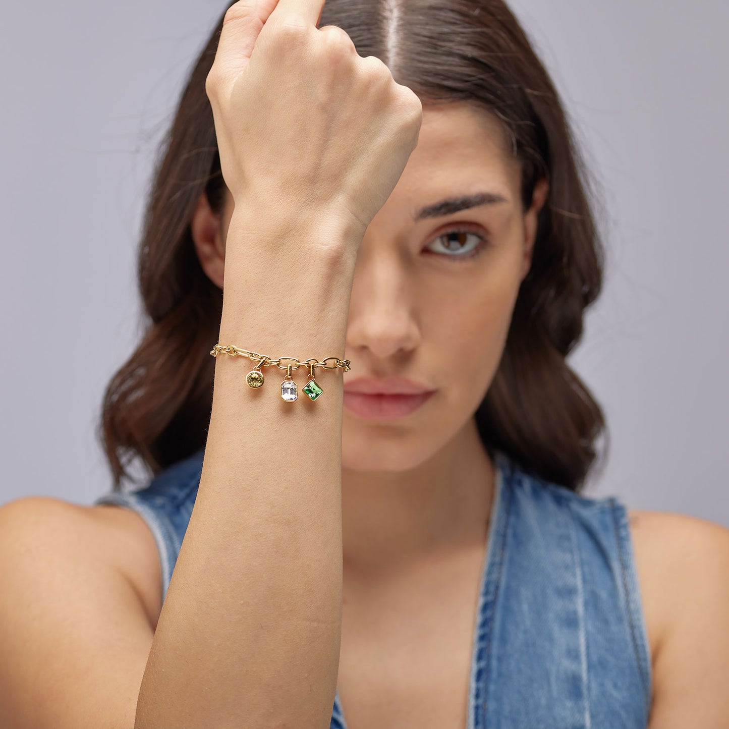 Bracciale Brosway donna Symphonia Green gold
