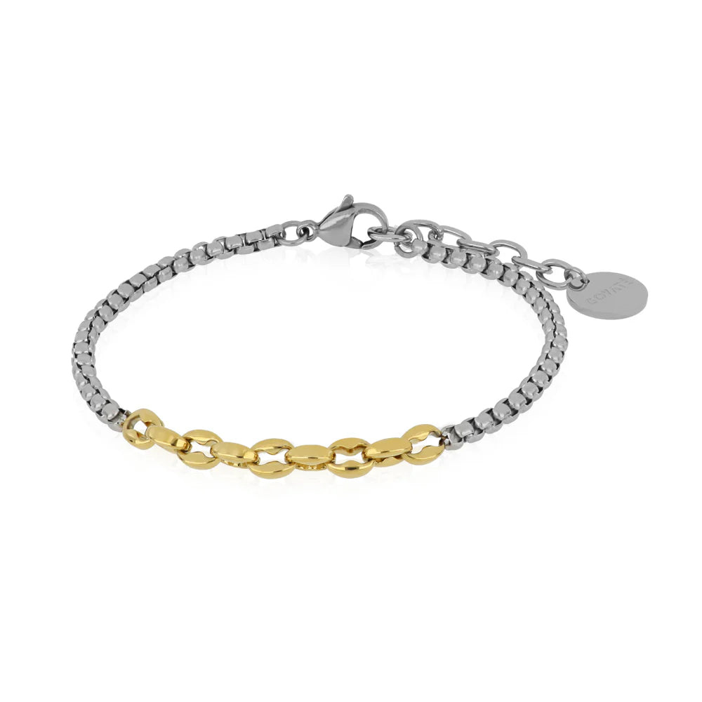 Bracciale Goyatè uomo Bound Maglia marina gold
