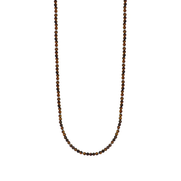 Collana Goyatè uomo Shani marrone pietre