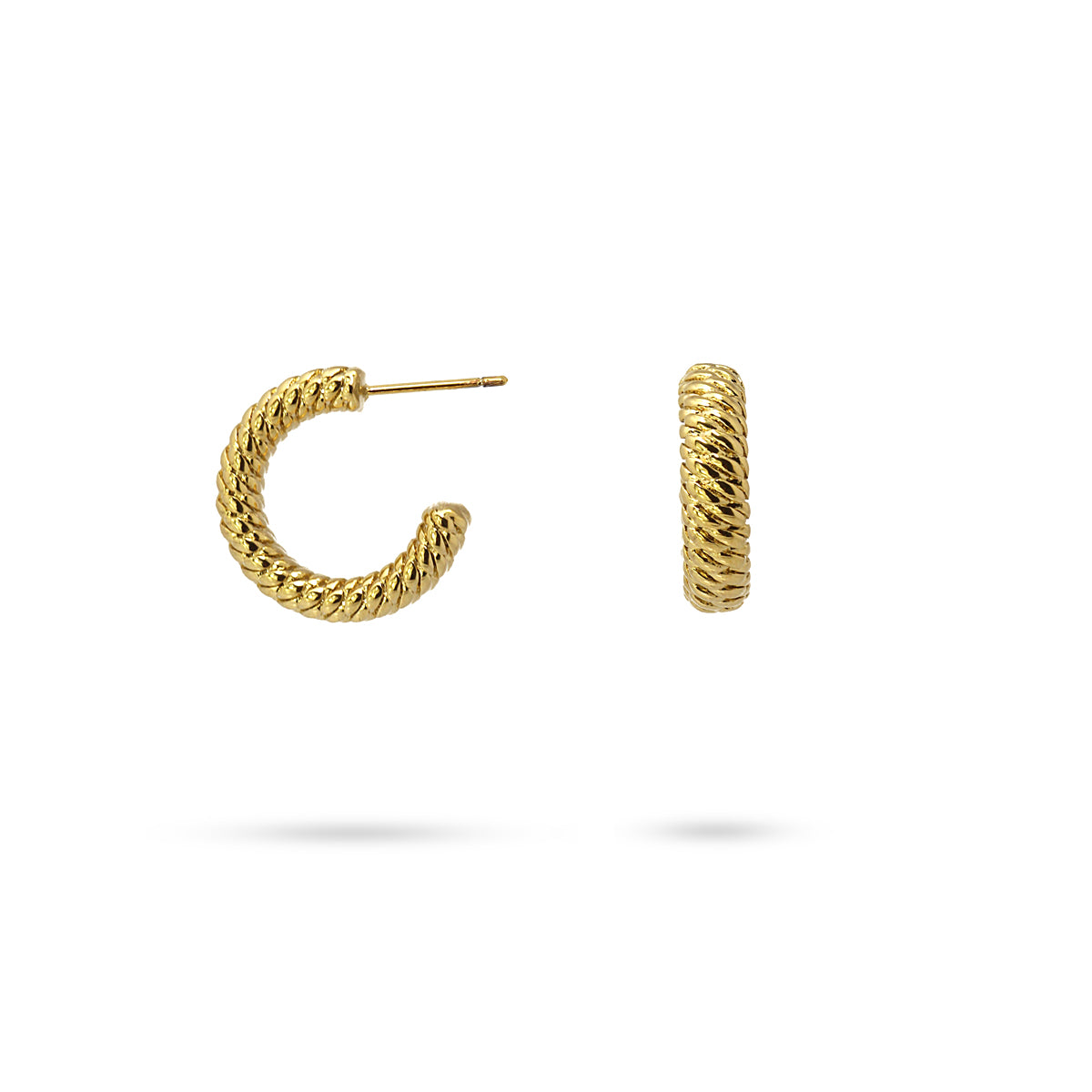 Orecchini cerchietto corda donna Anartxy