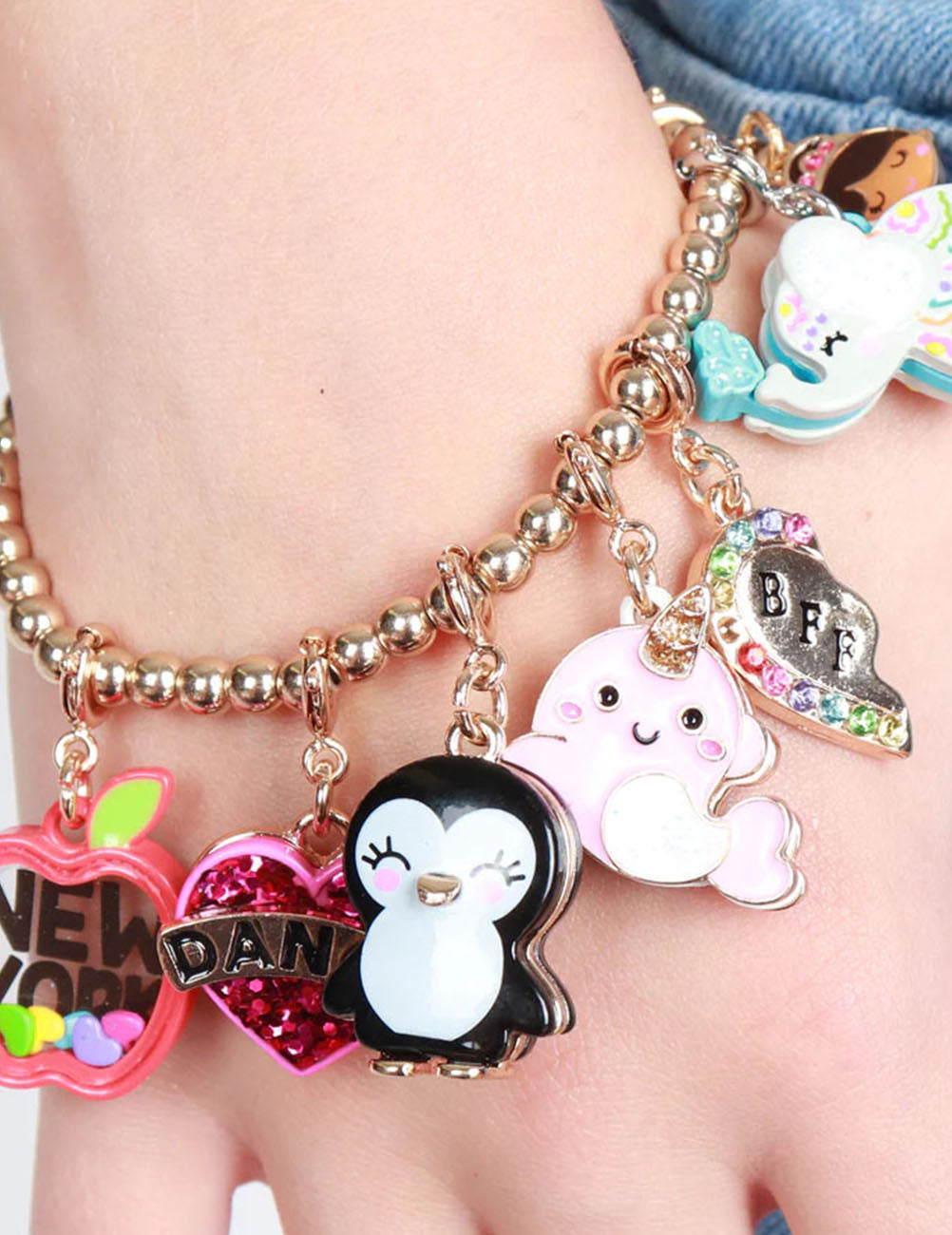 Ciondolo CharmIT! Cuore spezzato BFF argento