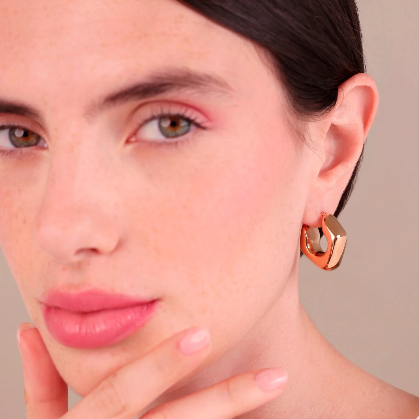 Orecchini Bronzallure donna Rombi elettroformati