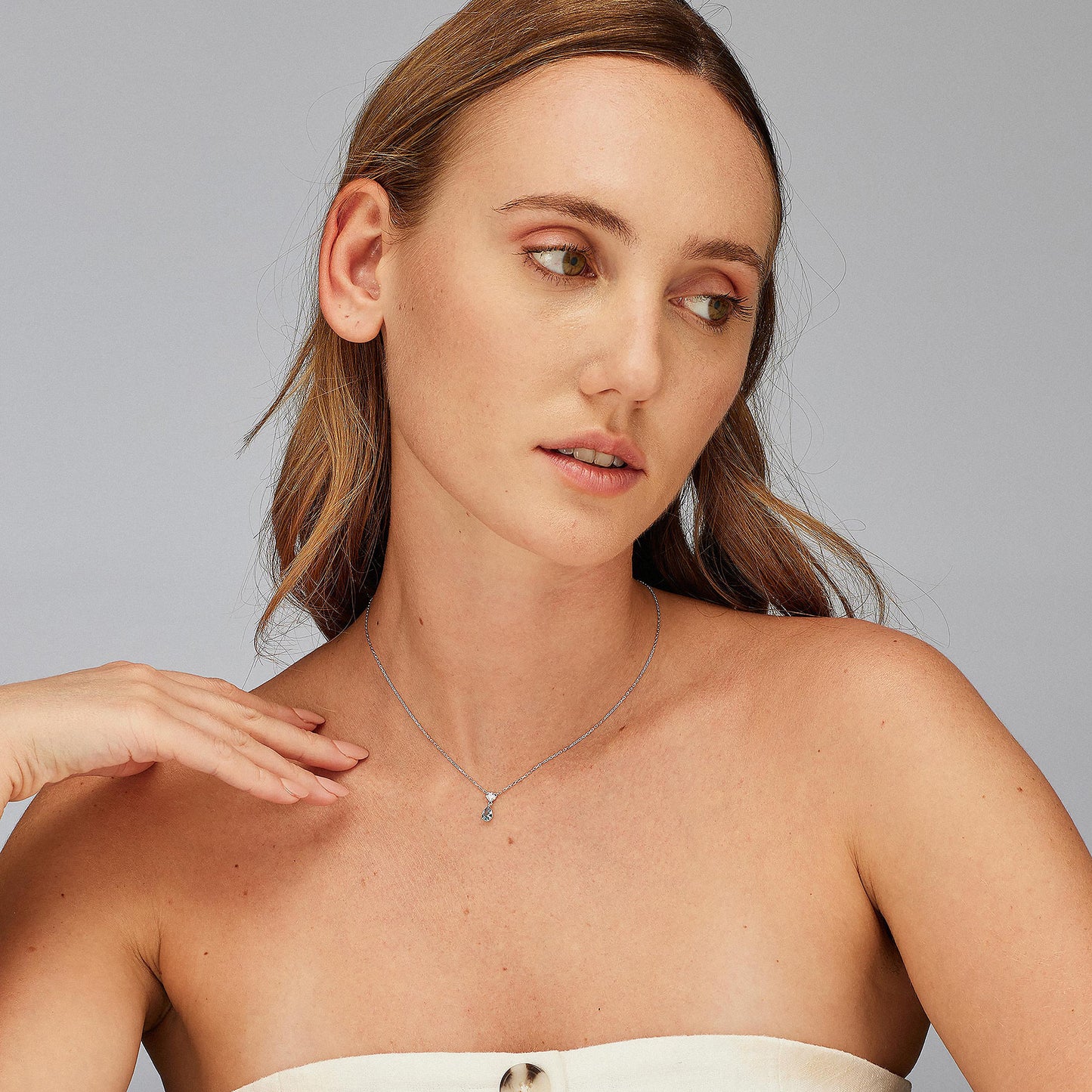 Collana gocciolina Brosway Fancy Cloud light blue