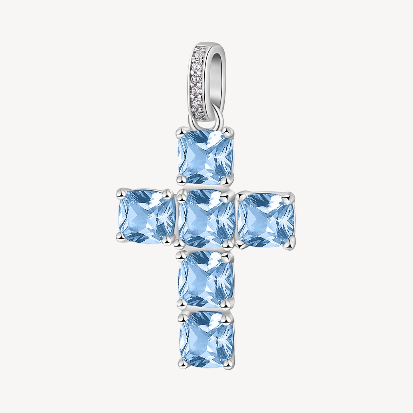 Charm argento Brosway Fancy Cloud light blue Croce