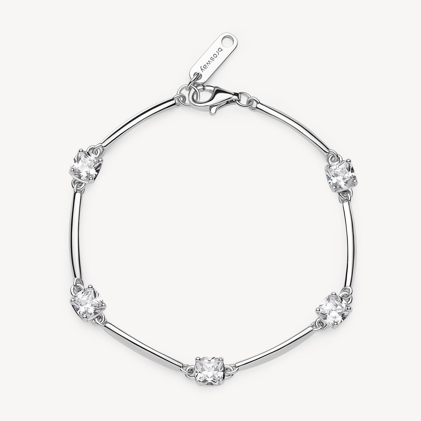 Bracciale argento Fancy infinity white
