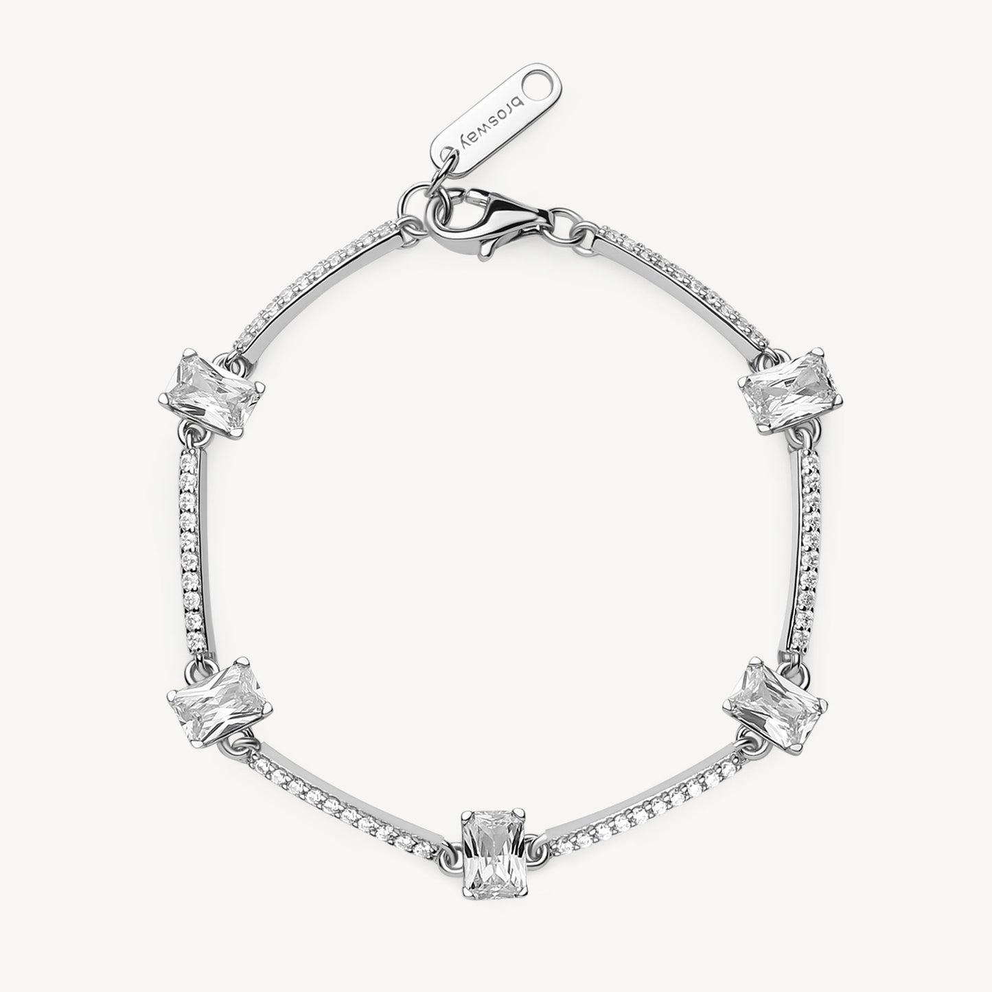 Bracciale argento Fancy infinity white