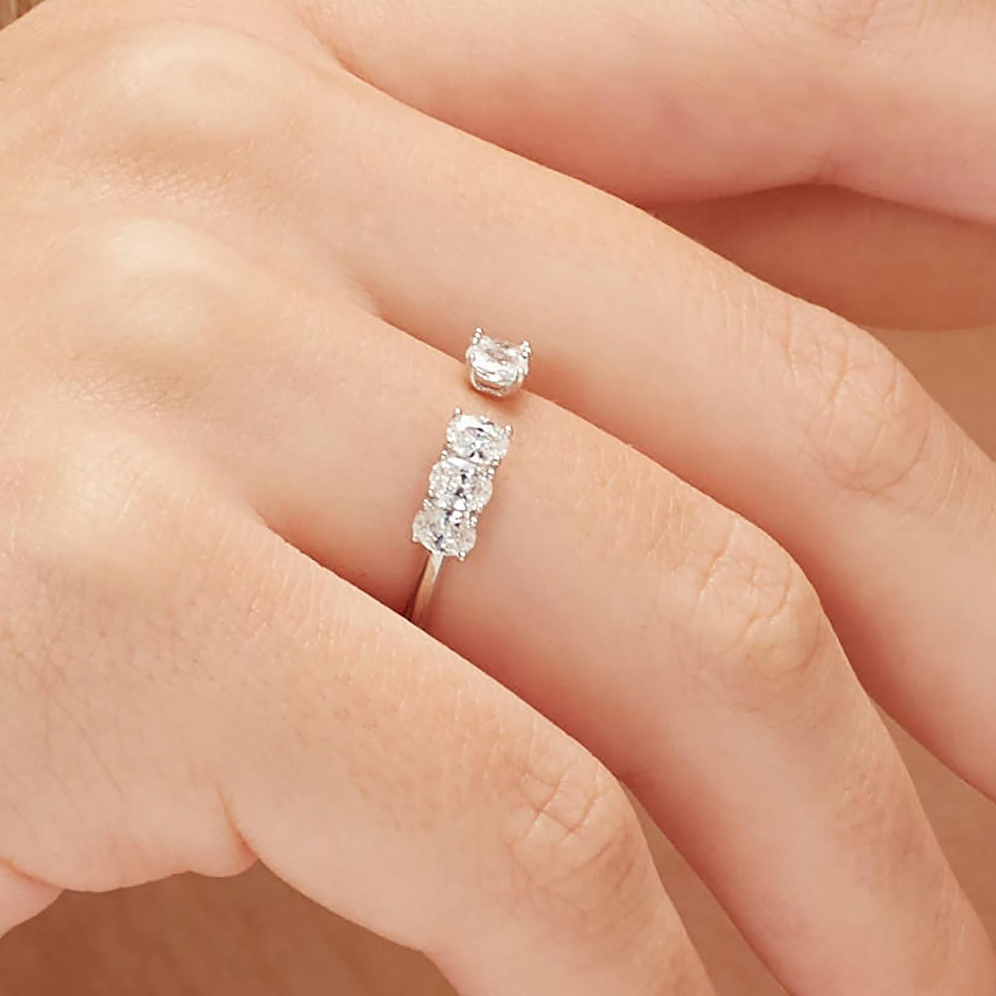 Anello argento Fancy Infinite White
