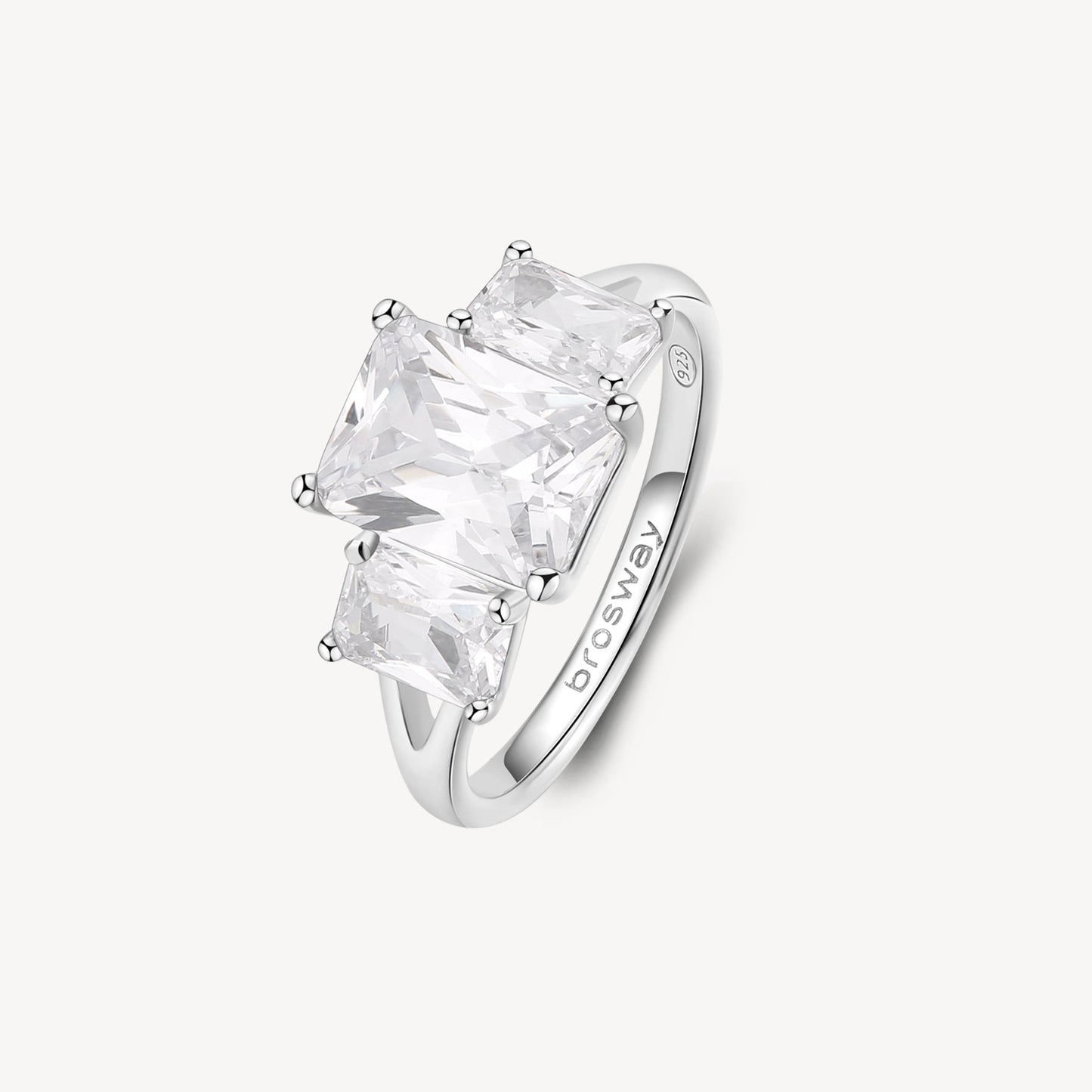 Anello Brosway Fancy Infinite white