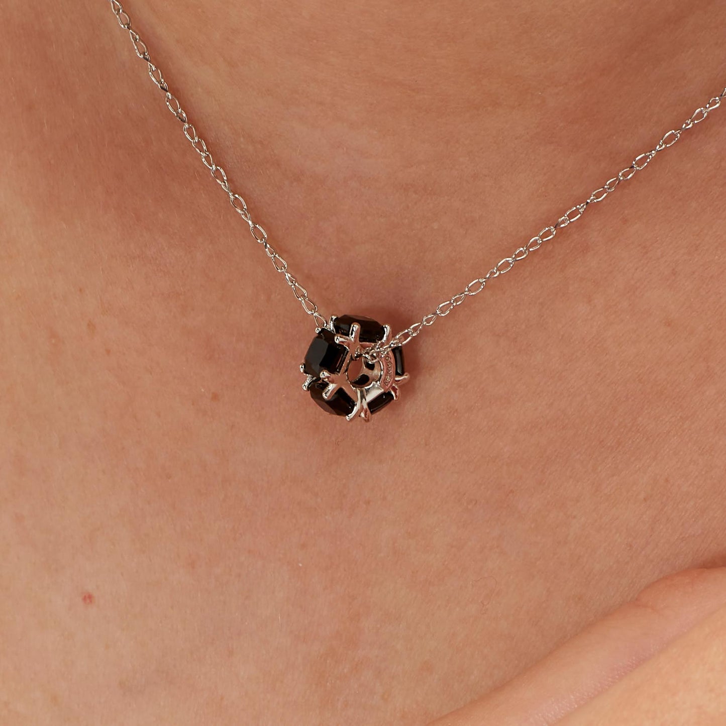 Charm argento Fancy mistery black