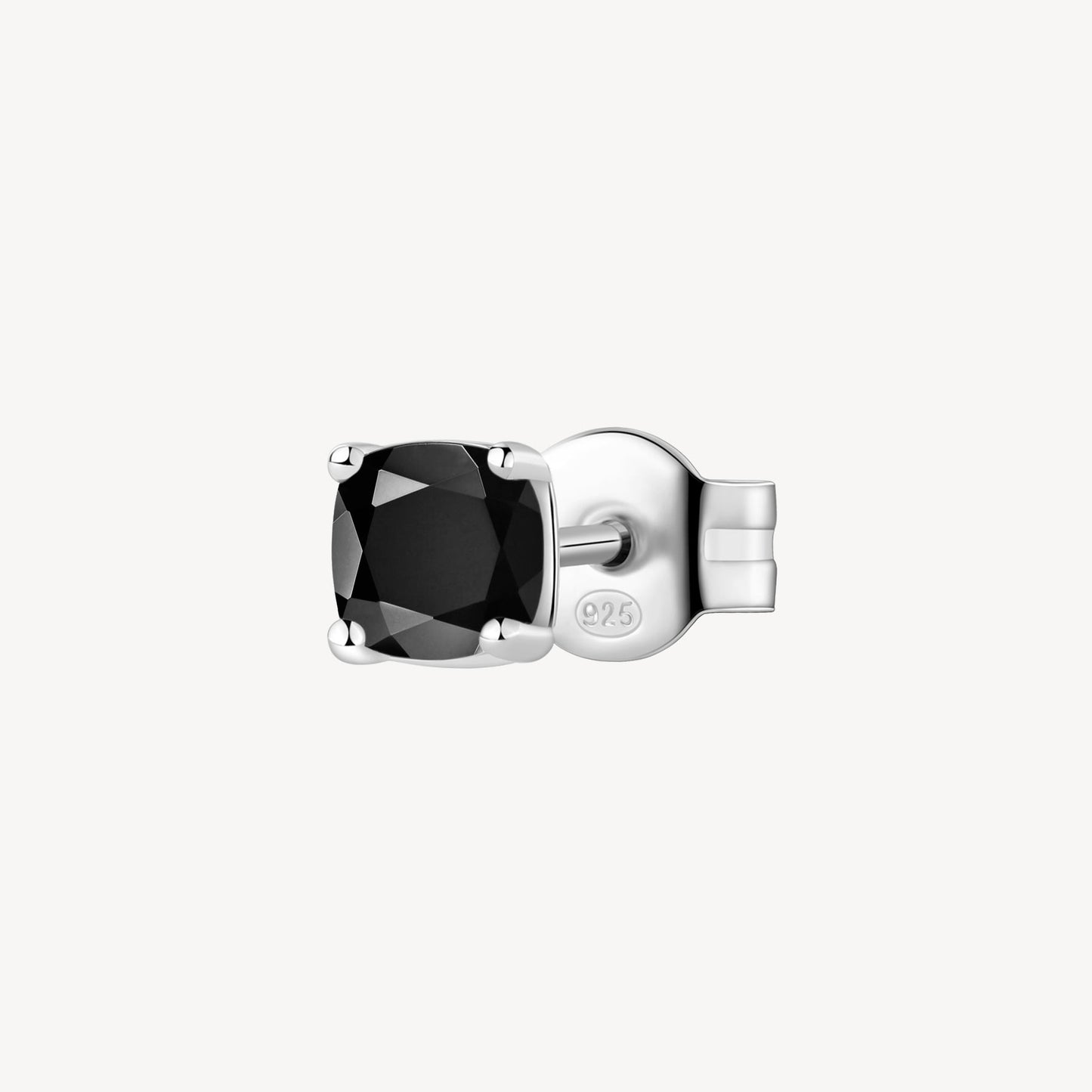 Orecchino argento Fancy mistery black