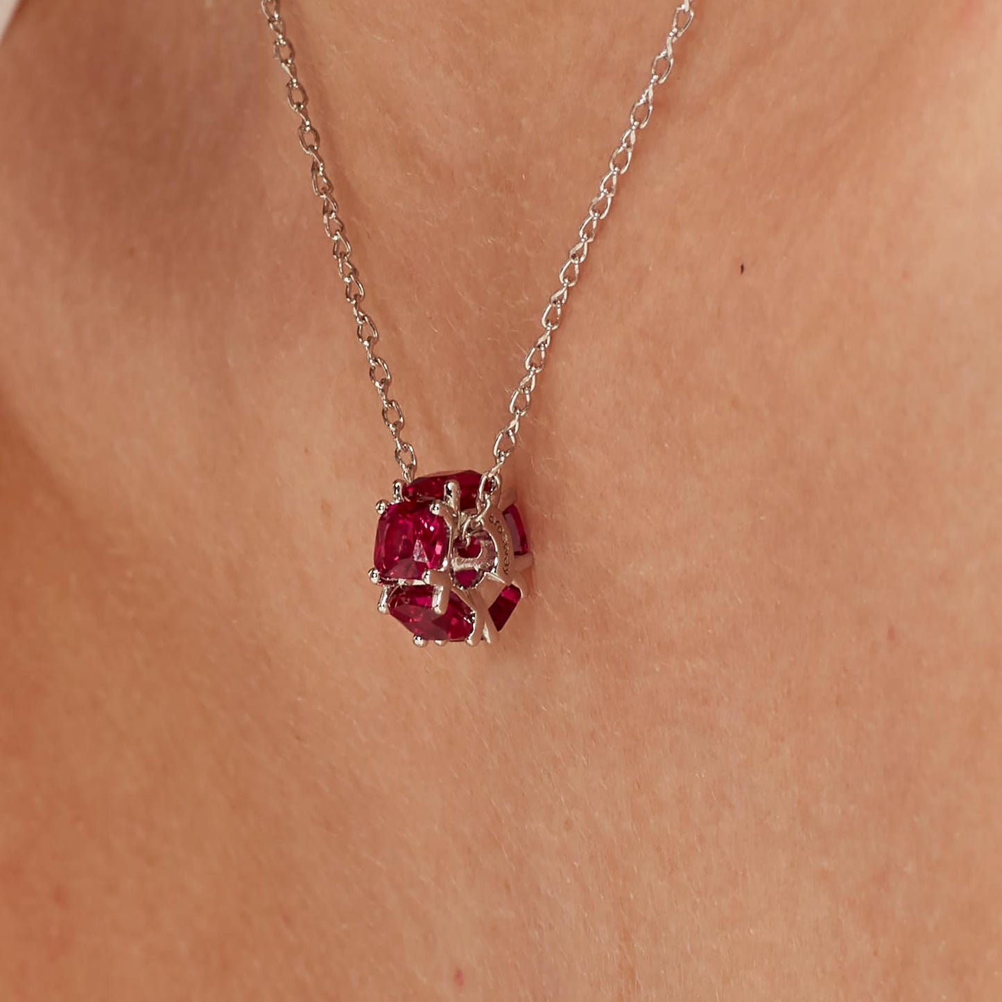 Charm argento Fancy passion ruby